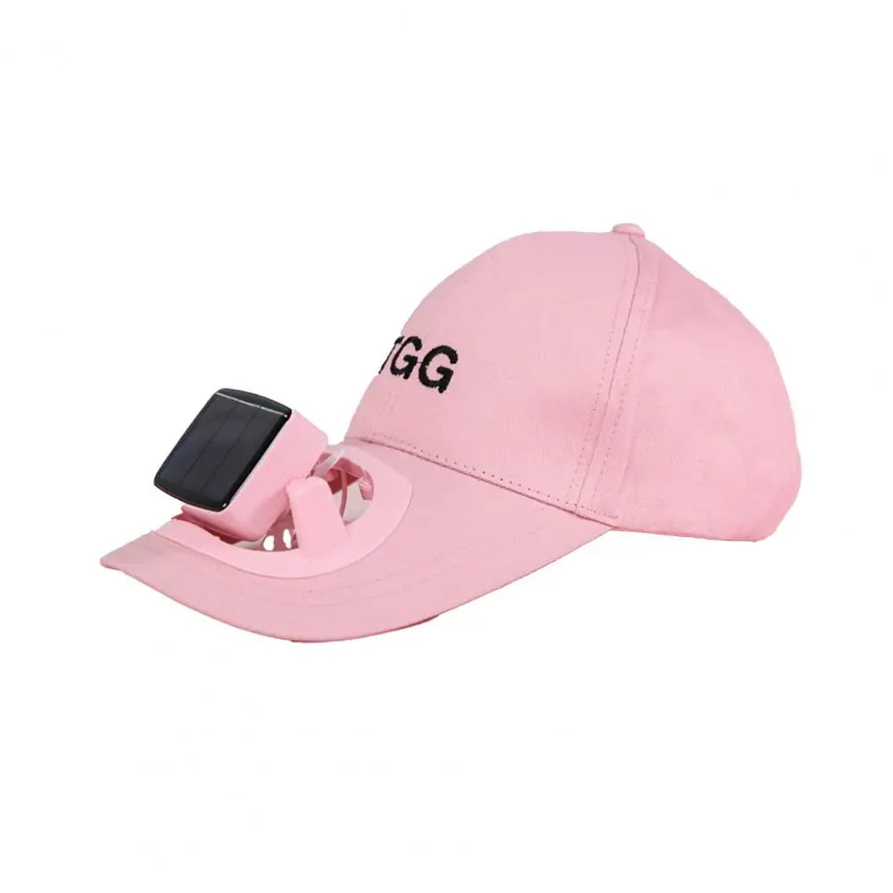 Excellent Summer Fan Hat Strong Wind Decorative Men Fan Cap Five Soft Blade Camping Fan Sunhat