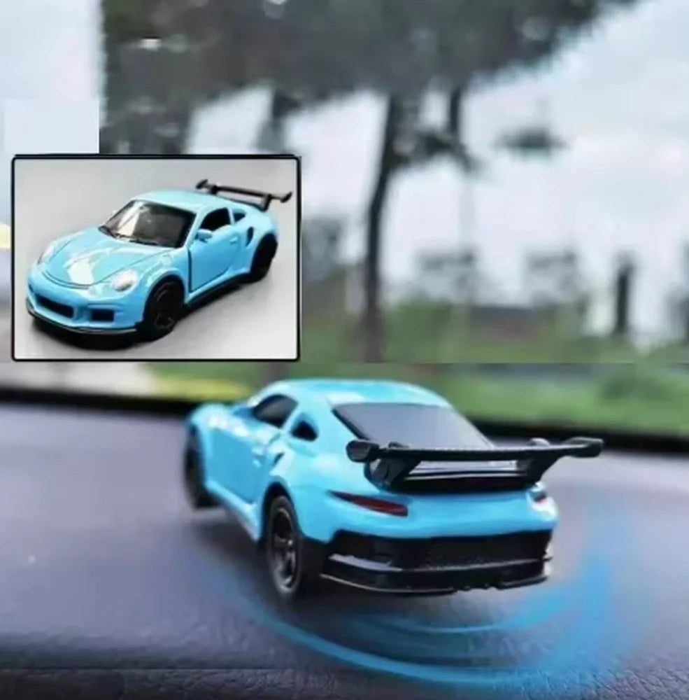 Car Individuality Center Console Decoration Sports Car Drift Rotating Car Decor Auto DashboardTurning Racing Model Decoration