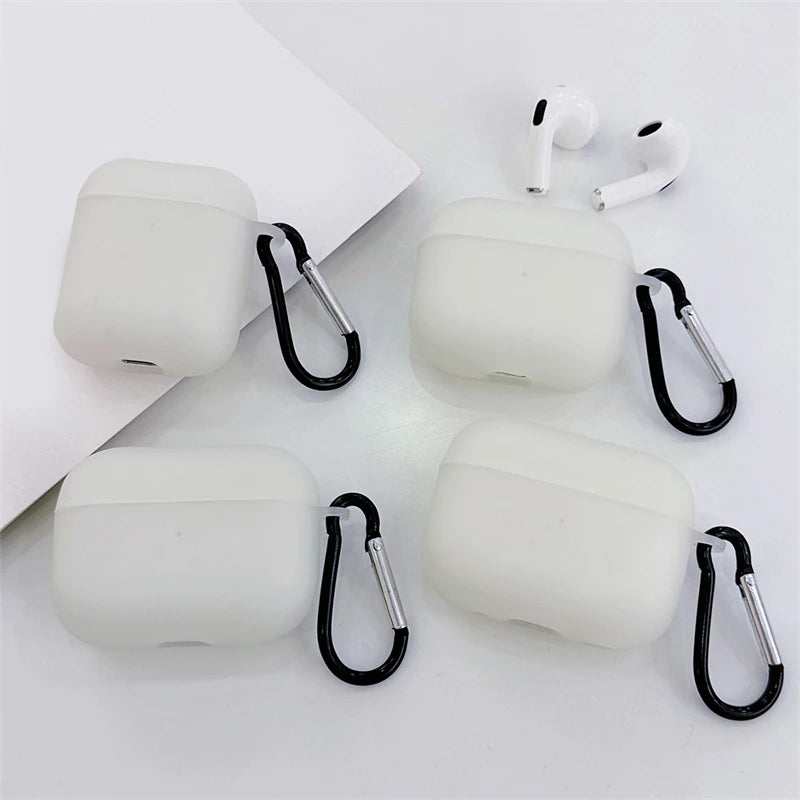 Night Light Luminous Silicone Soft Earphone Case for Apple Airpods 3 2 1 Pro 2 Headphone Cover for Air Pods Pro2 3rd Generation