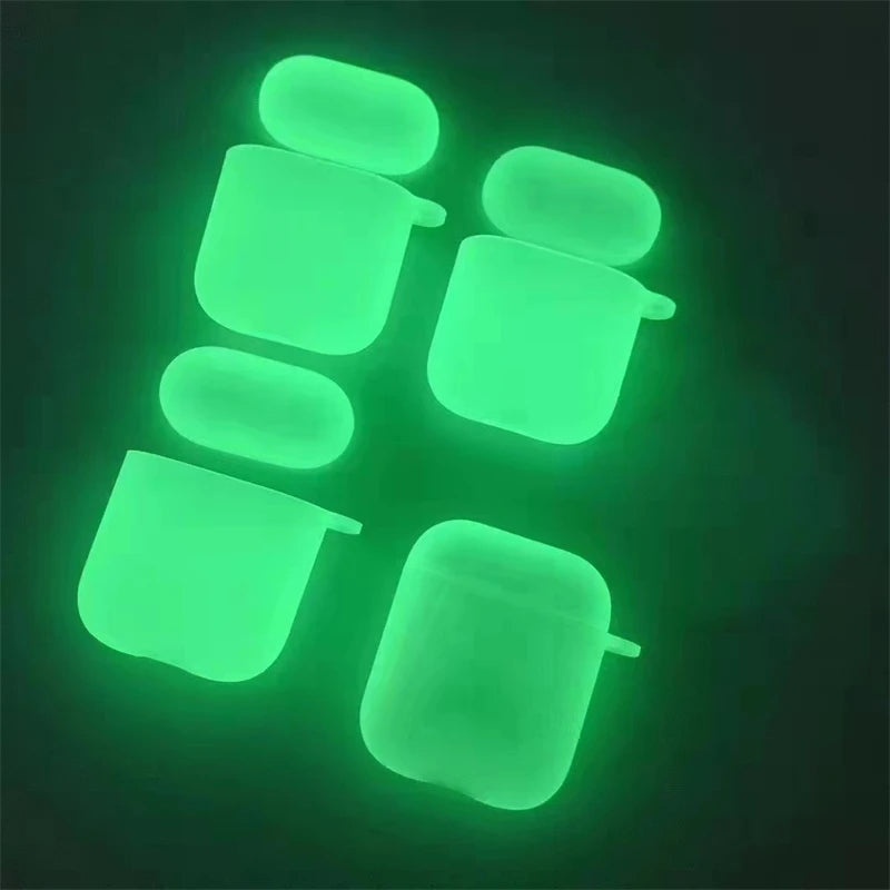 Night Light Luminous Silicone Soft Earphone Case for Apple Airpods 3 2 1 Pro 2 Headphone Cover for Air Pods Pro2 3rd Generation
