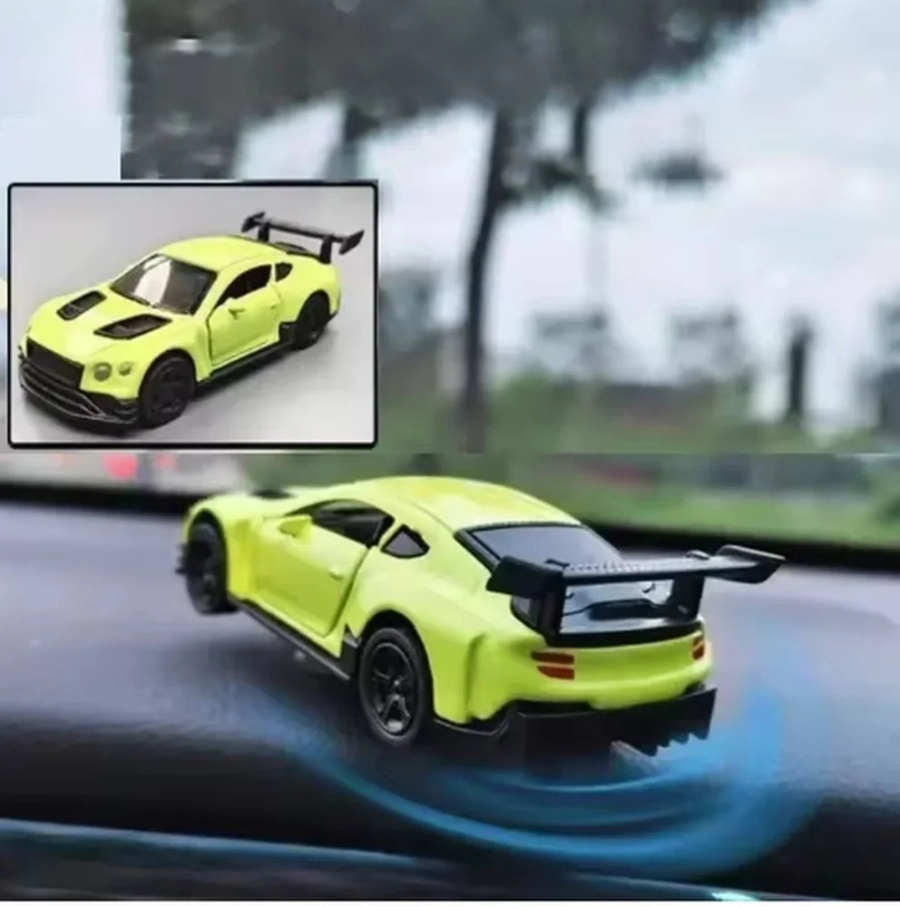 Car Individuality Center Console Decoration Sports Car Drift Rotating Car Decor Auto DashboardTurning Racing Model Decoration