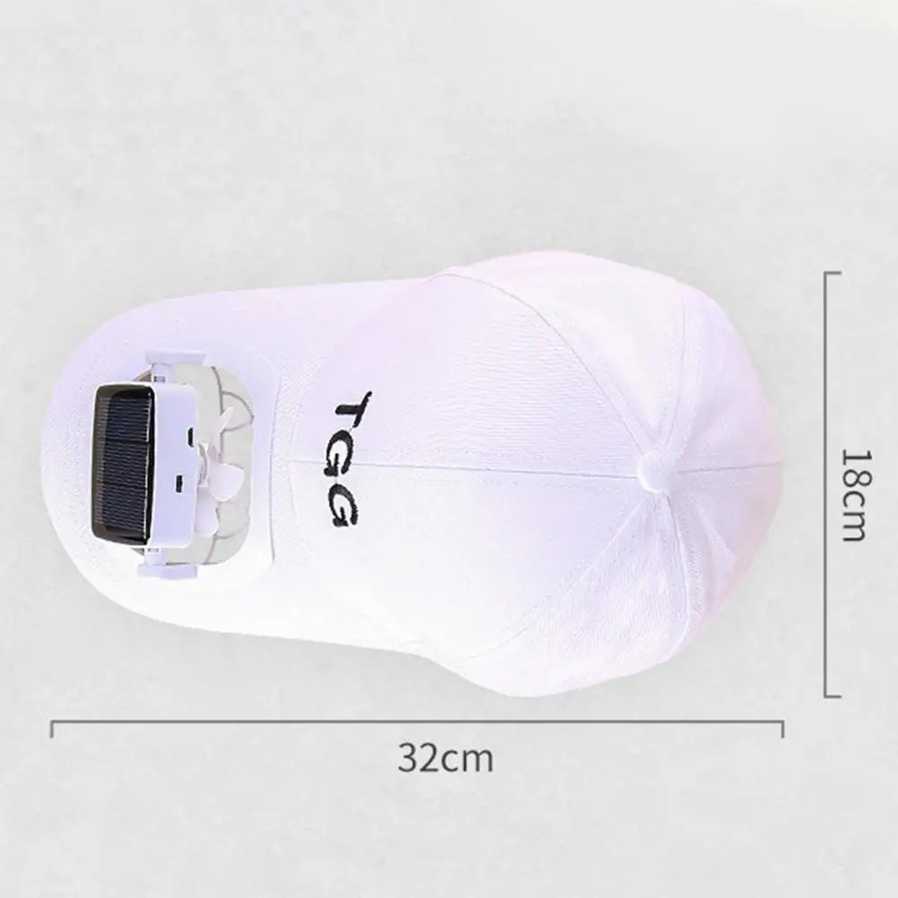 Excellent Summer Fan Hat  Strong Wind Decorative Men Fan Cap  Five Soft Blade Camping Fan Sunhat
